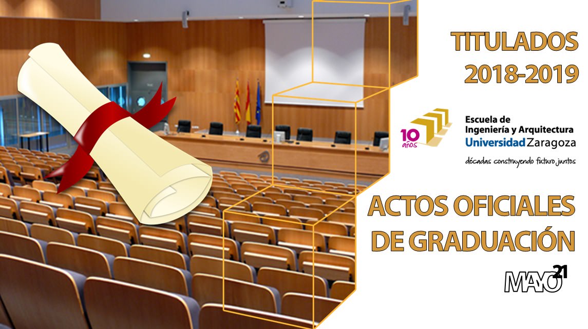 Acto Oficial de Graduación a titulados en el curso 2018-2019